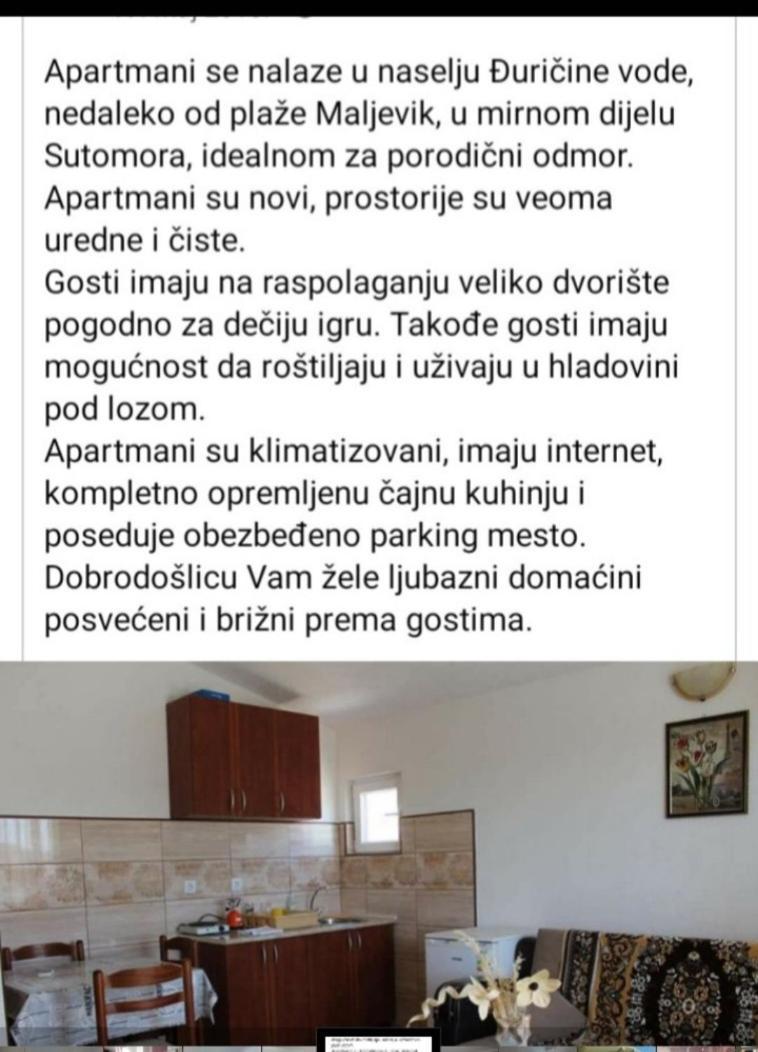 Apartmani Joca ストモレ エクステリア 写真